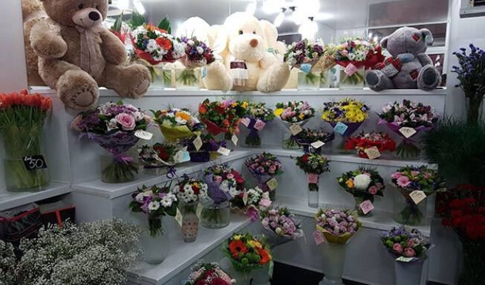 Цветочный магазин в спальном районе, Люблино