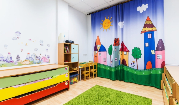 Детский сад с развивающим центром в новом районе Москвы