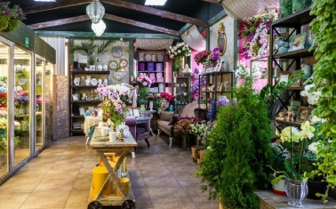 Цветочный магазин с низкой арендой в популярном месте Москвы