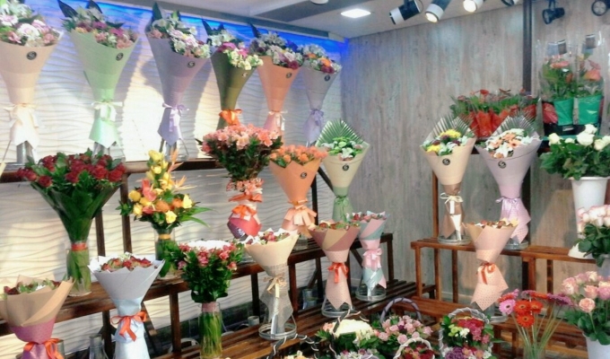 Прибыльный цветочный магазин в крупном ТРЦ