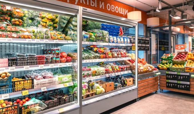 Продуктовые магазины центральной части Москвы