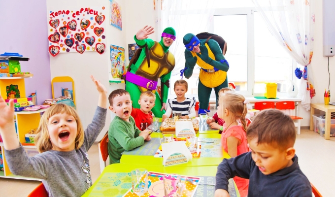 Детский сад в густонаселенном районе Санкт-Петербурга