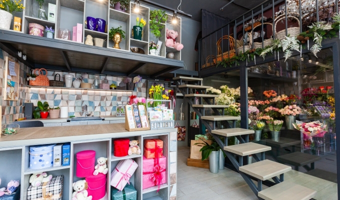 Цветочный магазин в топовой локации Москвы