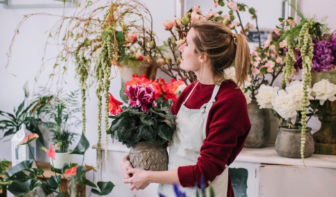 Брендированный цветочный магазин с постоянным трафиком