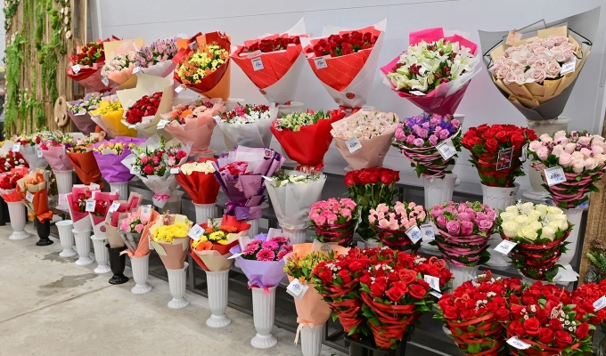 Популярный магазин цветов