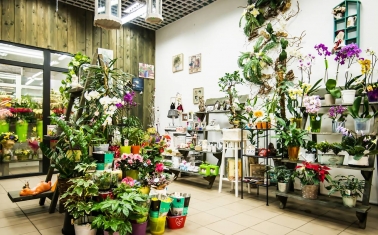 Сеть из 3-х цветочных магазинов с топовыми локациями
