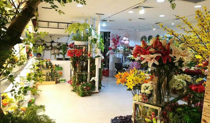 Цветочный магазин в центре Москвы