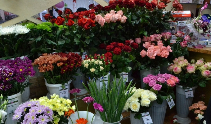 Популярный магазин цветов