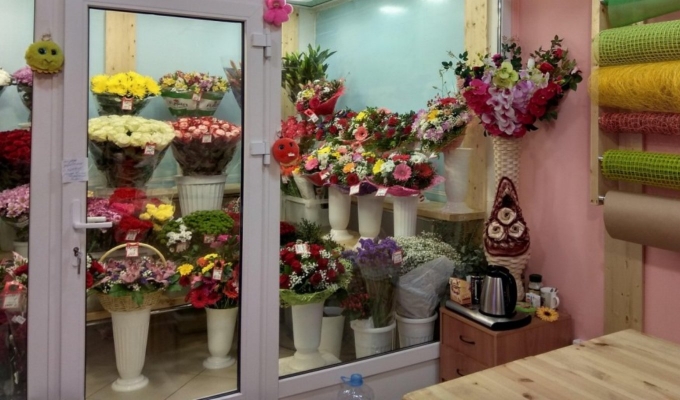 Цветочный магазин в отдельном павильоне