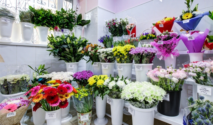 Магазин цветов около метро Каширская
