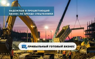 Надежный и процветающий бизнес по аренде спецтехники
