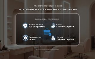 Сеть салонов красоты и массажа в центре Москвы