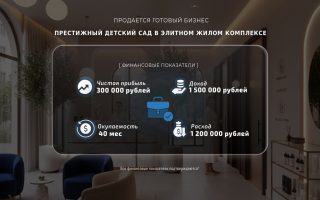 Престижный детский сад в элитном жилом комплексе