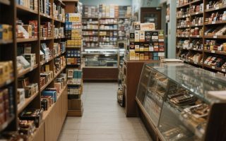 Табачный магазин на первой линии у метро