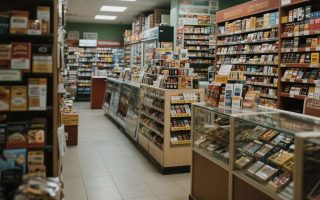 Табачный магазин с высоким доходом в супермаркете