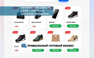 Интернет-магазин на Ozon с ростом и высокой прибылью