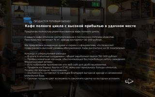 Кафе полного цикла с высокой прибылью в удачном месте