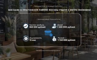 Эко-кафе в престижном районе Москвы рядом с метро Мнёвники