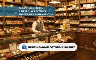 Табачный магазин у метро Академика Янгеля без конкурентов