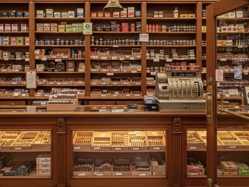 Сеть табачных магазинов у метро