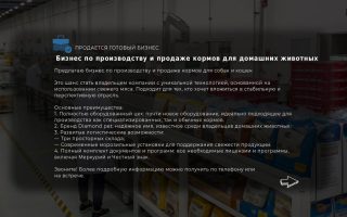 Бизнес по производству и продаже кормов для домашних животных