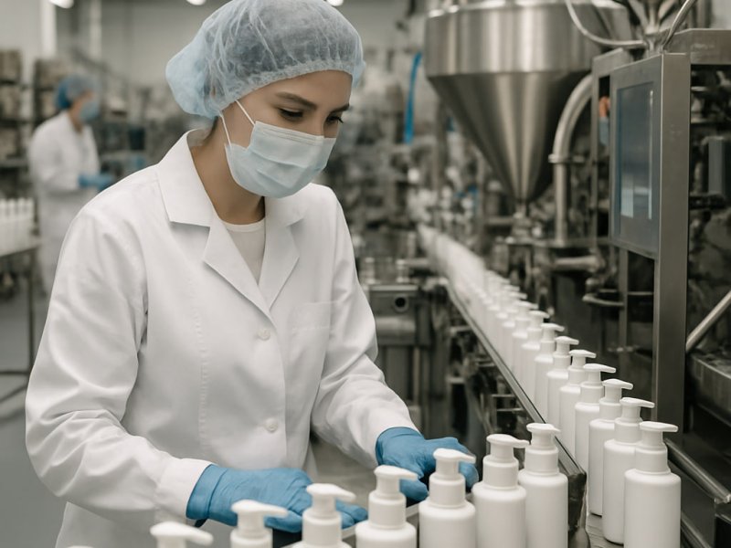 Развитая фабрика косметологической продукции