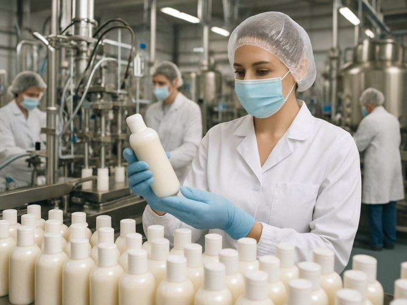 Развитая фабрика косметологической продукции