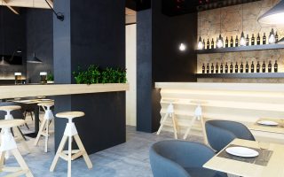 Кафе с алкогольной лицензией и просторной кухней