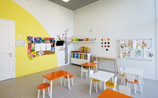 Современным детский сад на территории заповедной зоны