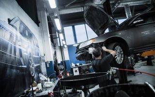 Автосервис в оживленном районе города
