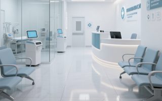 Медицинский центр в оживленном районе