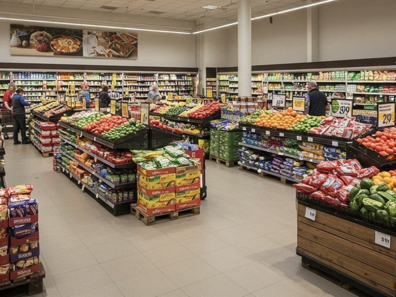 Продуктовый магазин в новом районе
