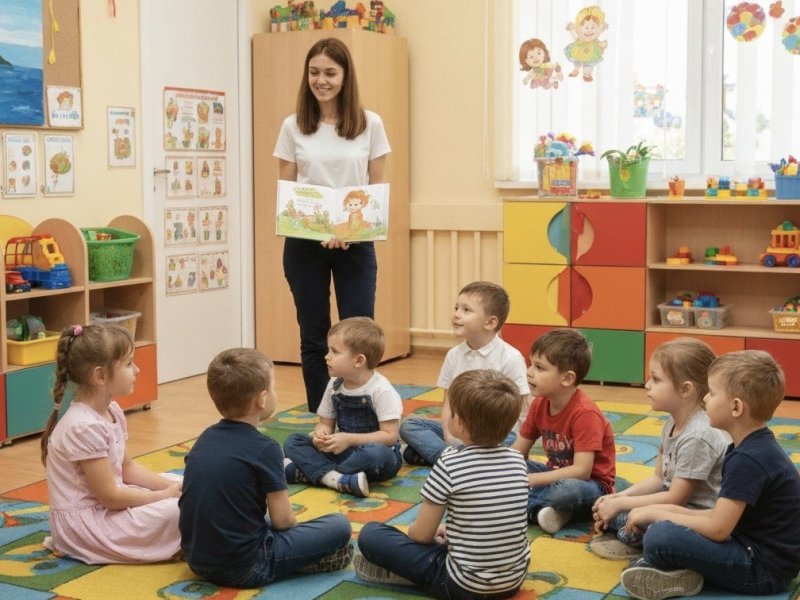 Частный детский сад, в густонаселённом районе Москвы