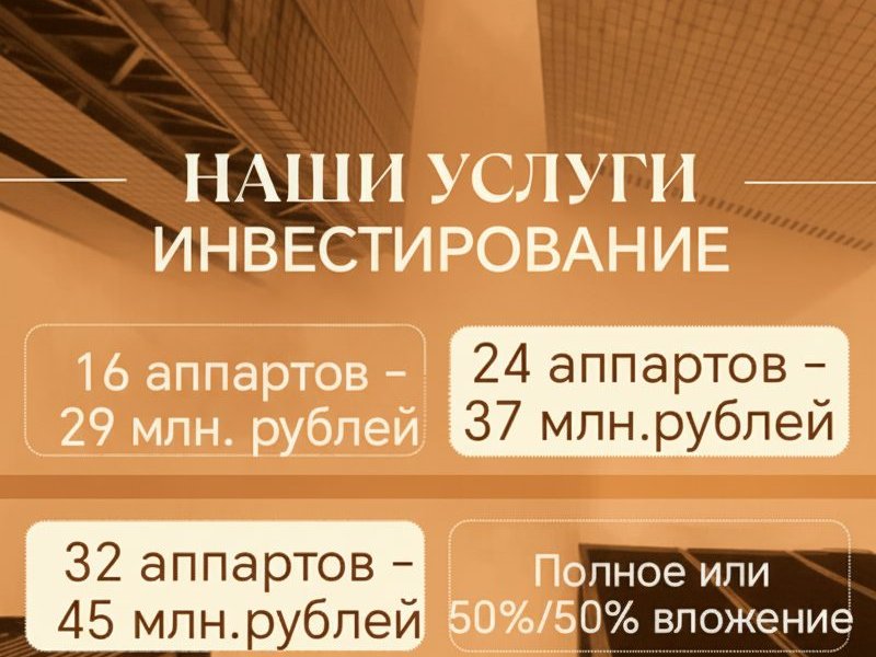 Доходная апарт-гостиница • 960к ₽ в месяц