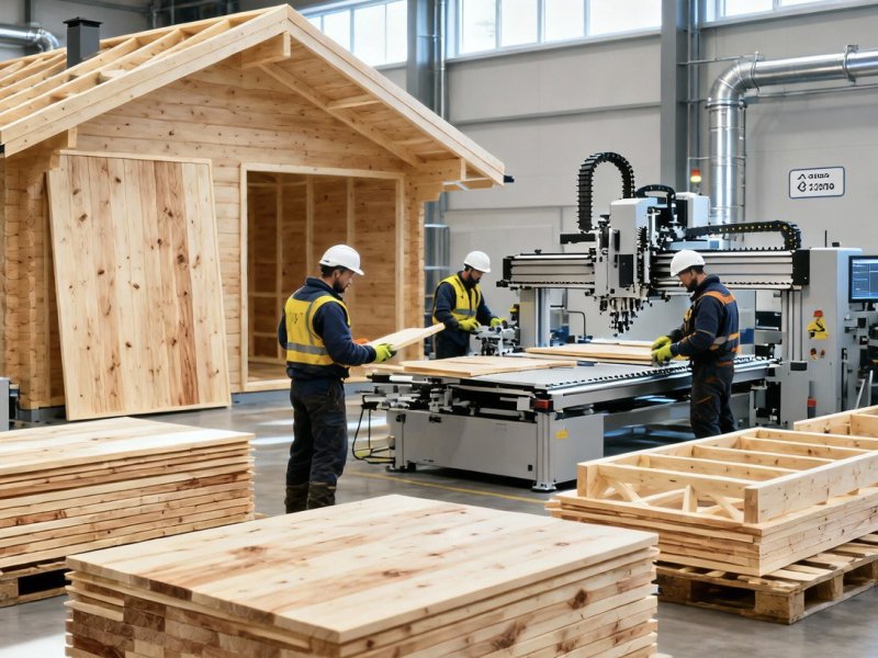 Готовый цех по производству домокомплектов по технологии PreFab