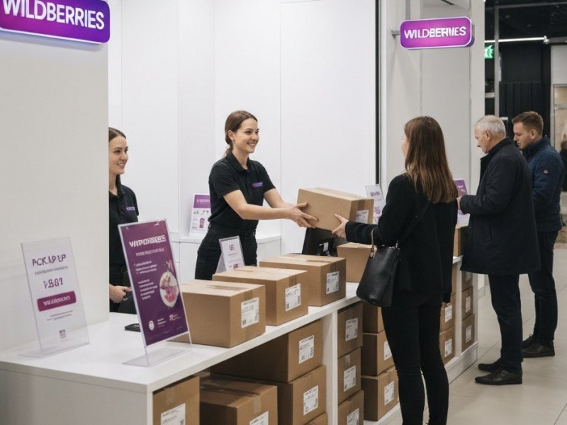 Пункт выдачи заказов Wildberries в новом густонаселённом ЖК