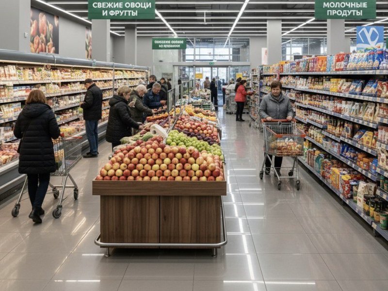 Успешный продуктовый магазин с лицензией