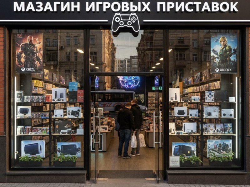Прибыльный магазин игровых приставок и аксессуаров