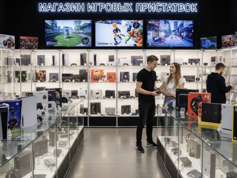 Прибыльный магазин игровых приставок и аксессуаров
