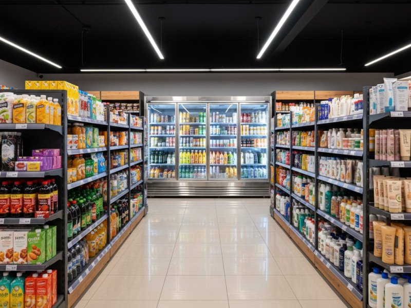 Успешный продуктовый магазин с шаурмой и табачным бизнесом