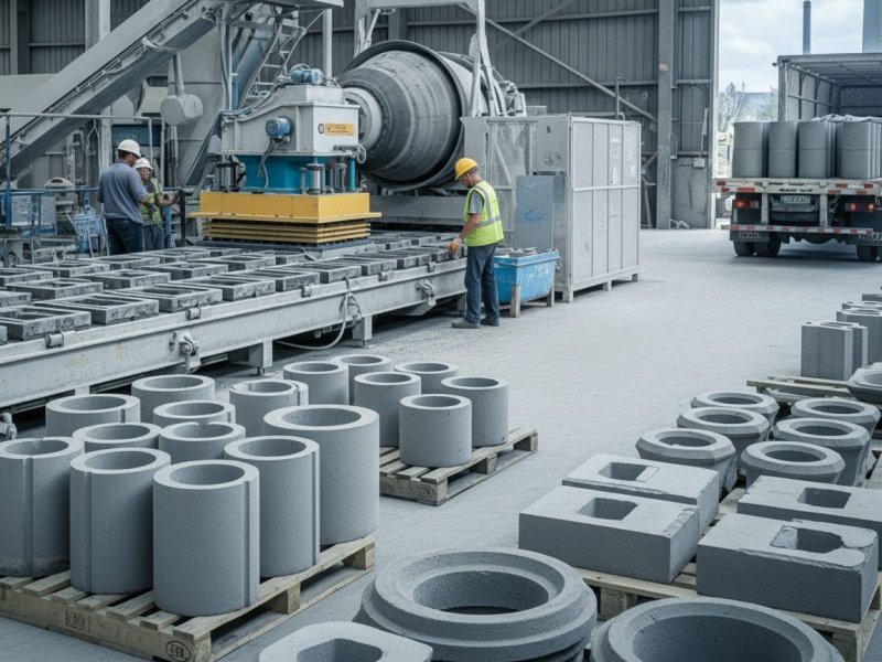 Прибыльное производство бетонных изделий в Московской области