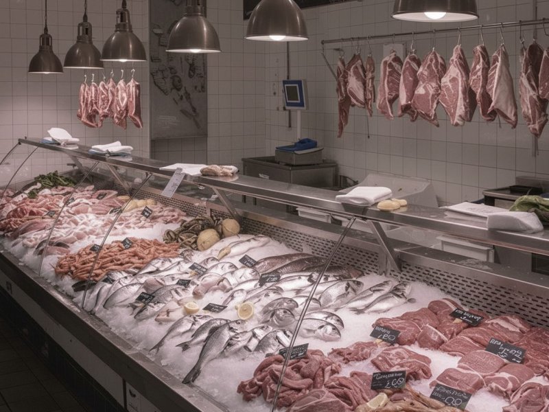 Прибыльный магазин мяса и рыбы у метро Перово