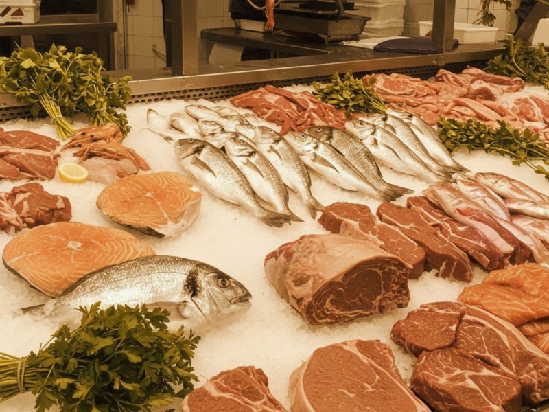 Прибыльный магазин мяса и рыбы у метро Перово