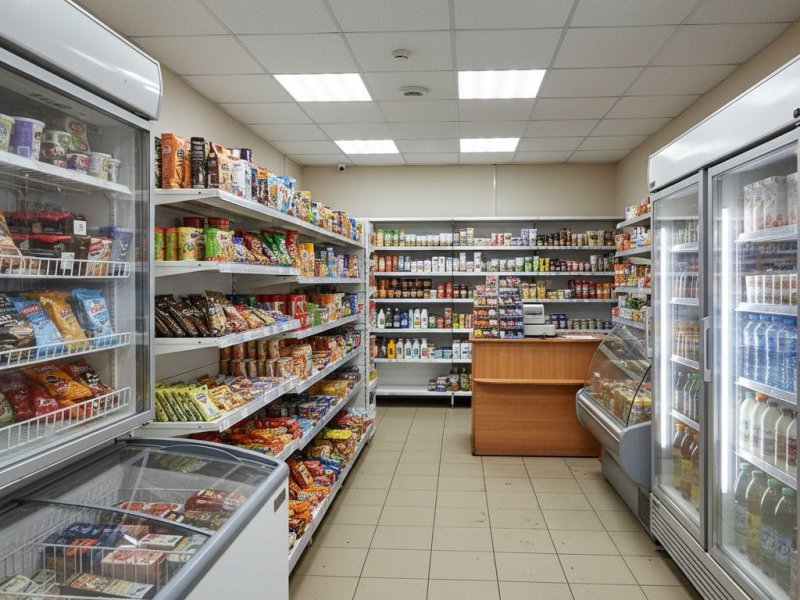 Успешный продуктовый магазин с постоянными клиентами