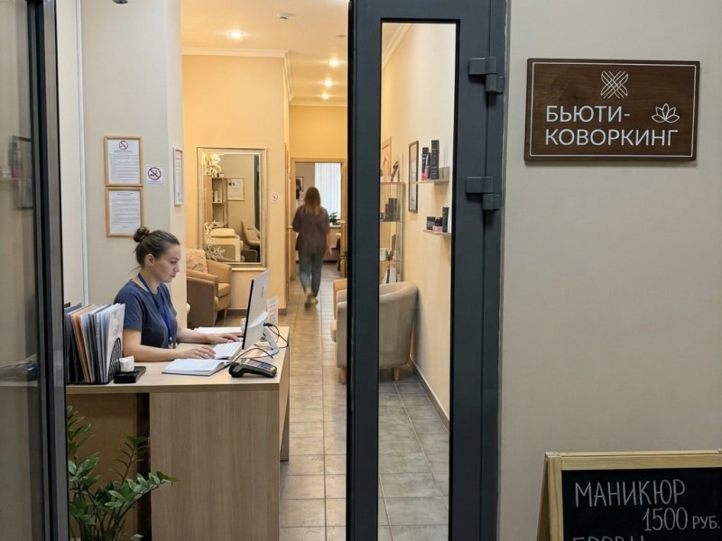 Бьюти-коворкинг в Екатеринбурге с прибылью 1,2 млн в мес