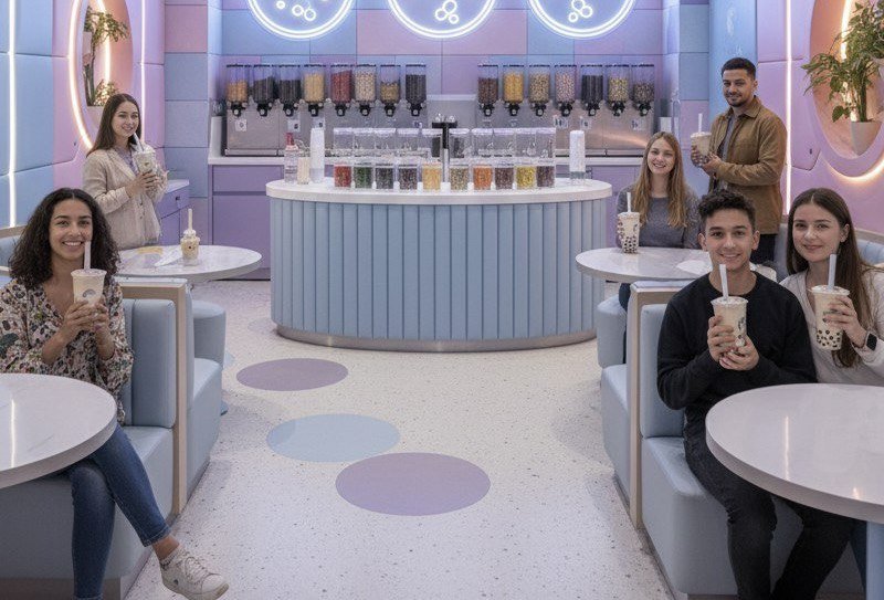 Сеть кафе bubble tea Tengu Chaka с высокой прибылью
