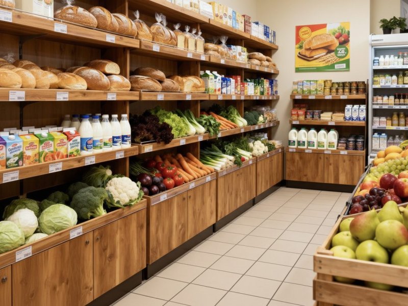 Успешный продуктовый магазин с постоянными клиентами