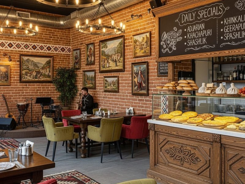Успешное кафе грузинской кухни в центре Москвы