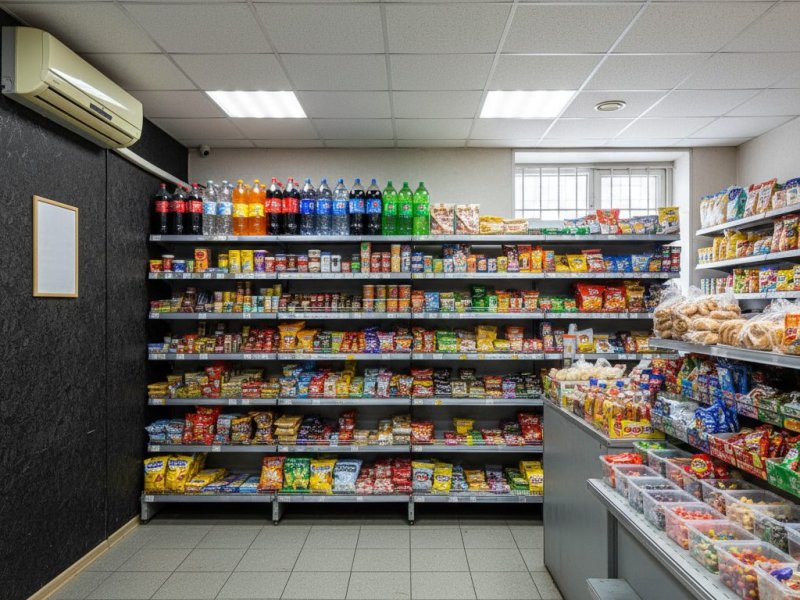 Успешный продуктовый магазин с постоянными клиентами