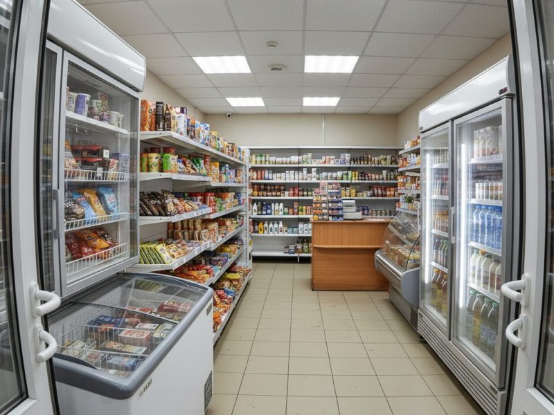 Успешный продуктовый магазин с постоянными клиентами